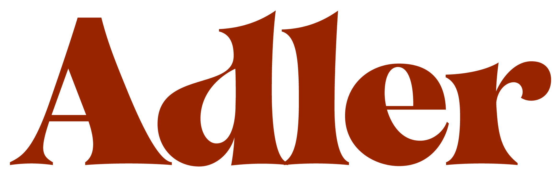 adler tekstbasert logo